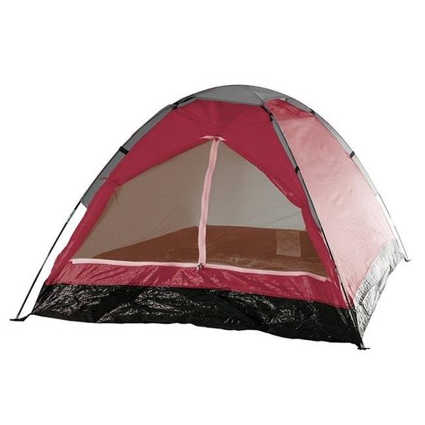 Wakeman Wakeman 80-180T 2-Person Dome Tents for Camping with Carry Bag - Red 80-180T